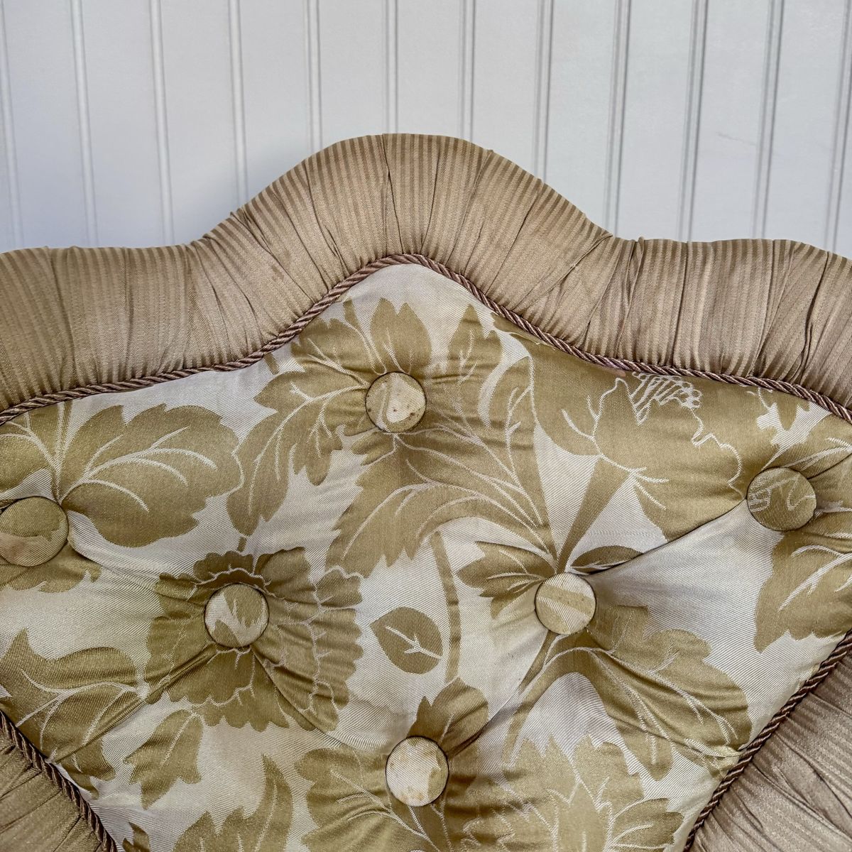 Vintage Hollywood Regency-Style Vanity Chair