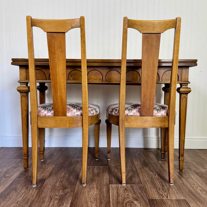 Mid-Century Extensole Expandable Dining Table / Console Table