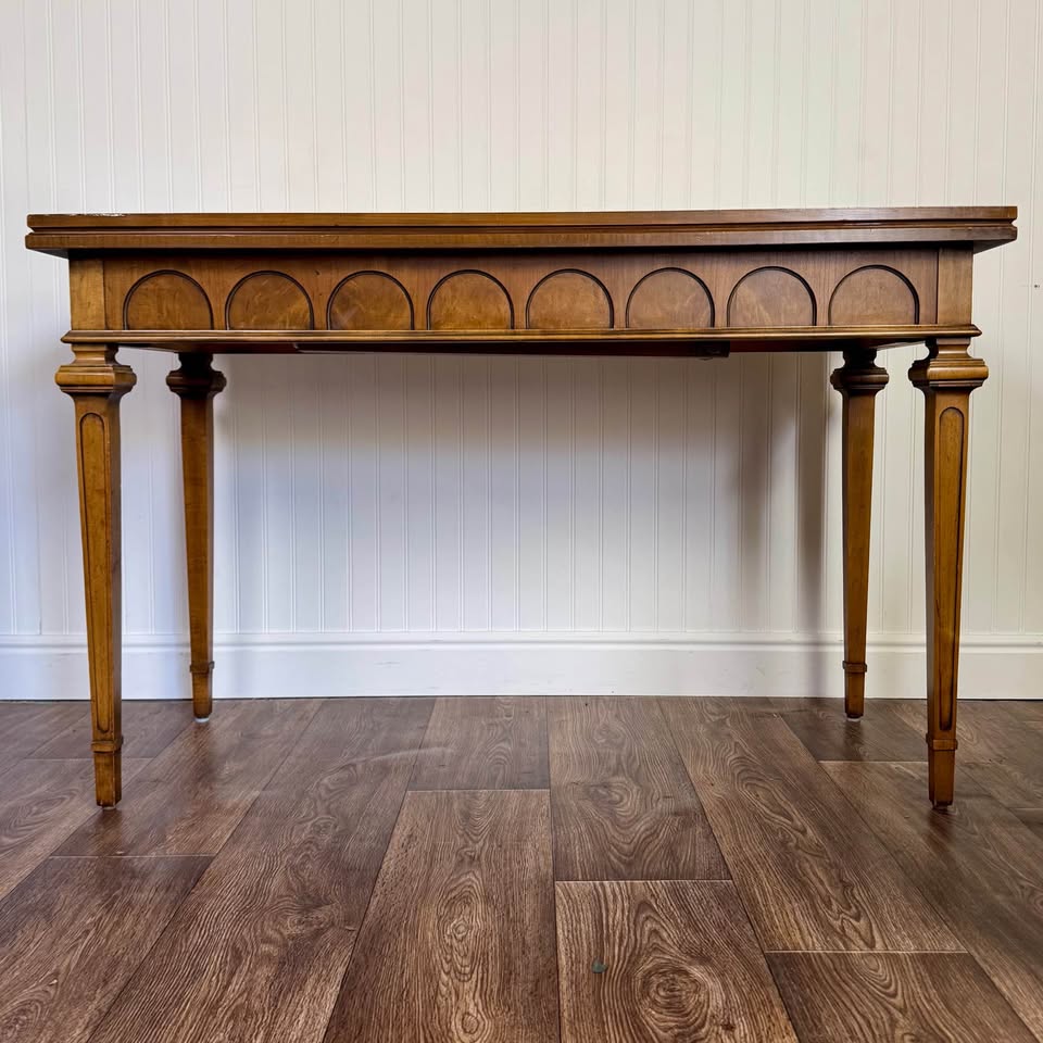 Mid-Century Extensole Expandable Dining Table / Console Table