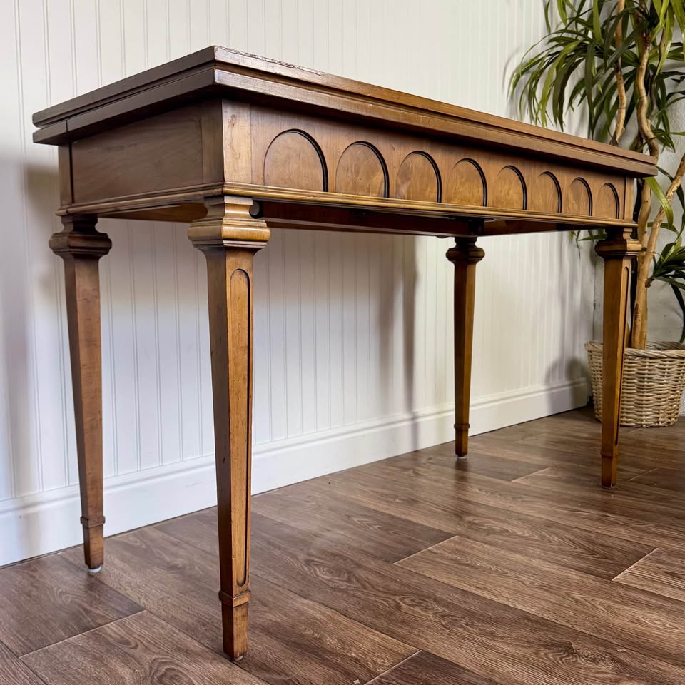 Mid-Century Extensole Expandable Dining Table / Console Table