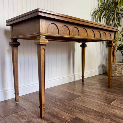 Mid-Century Extensole Expandable Dining Table / Console Table