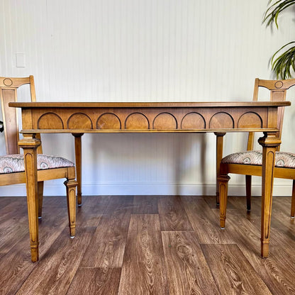 Mid-Century Extensole Expandable Dining Table / Console Table