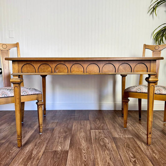 Mid-Century Extensole Expandable Dining Table / Console Table