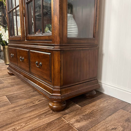 Wrangler Home Solid Wood Display Cabinet w/ Sliding Doors