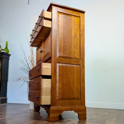 Vintage Keller Oak Dresser / Secretary Desk / Lift-Top Storage