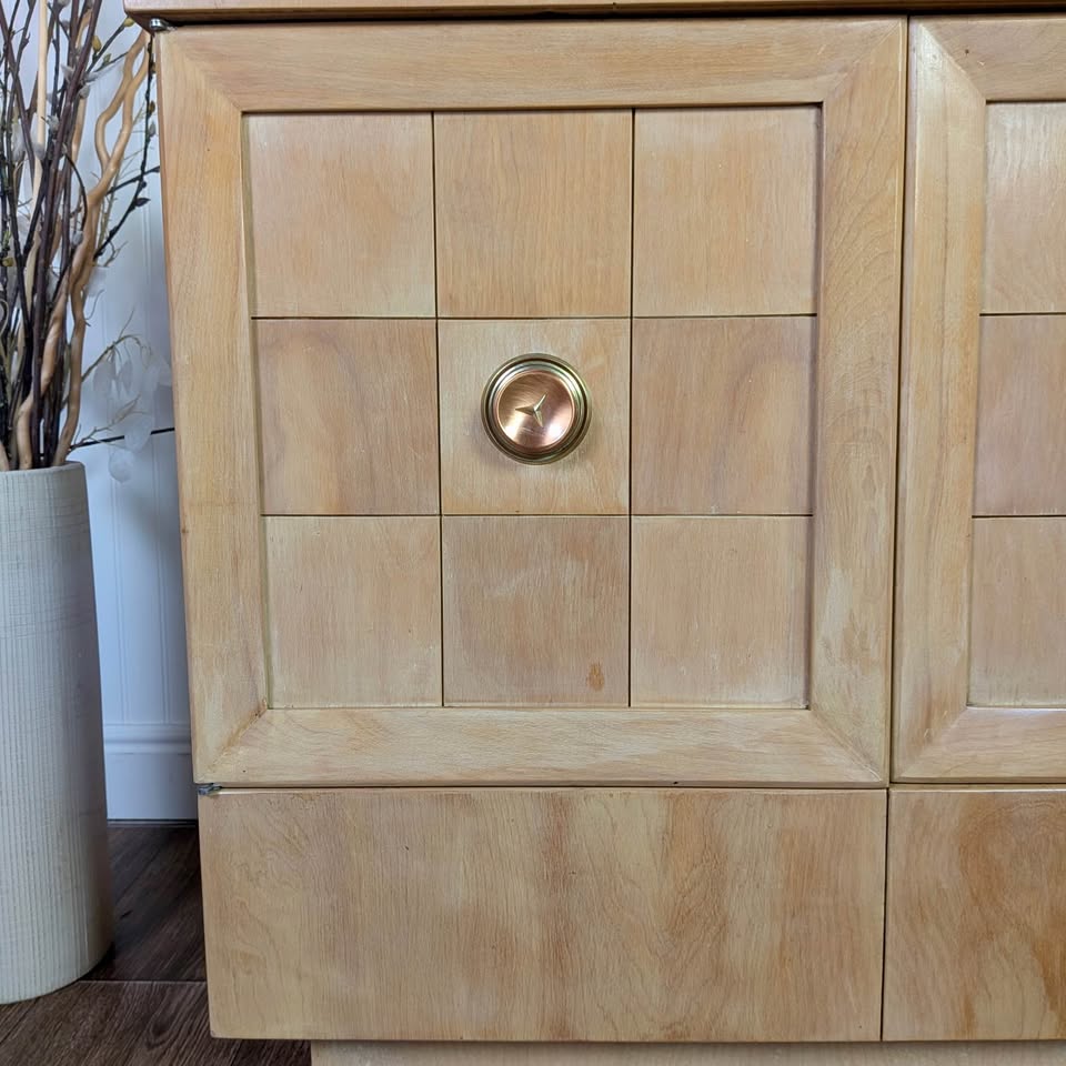 Mid-Century Modern Record Cabinet / Dry Bar