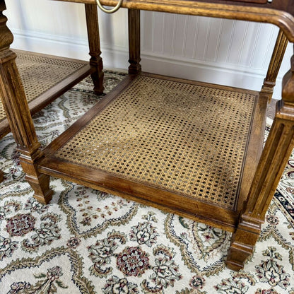Pair of Mid-Century Walnut Drexel End Tables