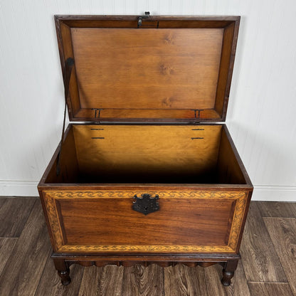 Alfonso Marina Spanish Colonial Marquetry Trunk