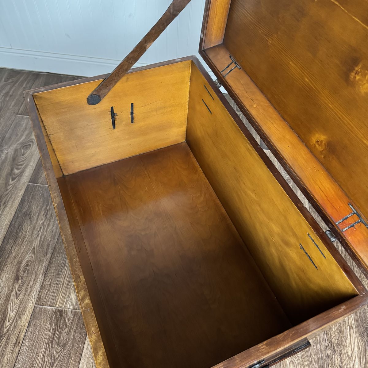 Alfonso Marina Spanish Colonial Marquetry Trunk