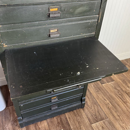 Antique 12-Drawer Mercantile Cabinet