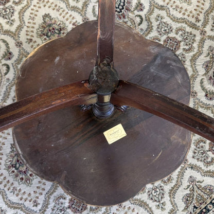 Antique Style 3-Tier Rotating Pedestal Table