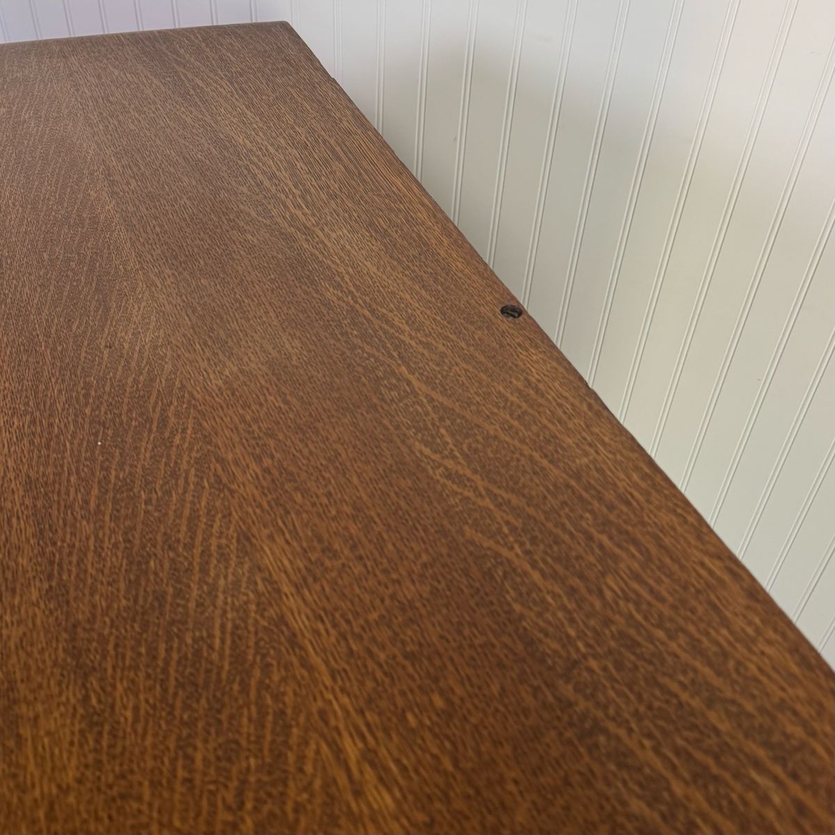 Antique Tiger Oak Serpentine 5-Drawer Dresser
