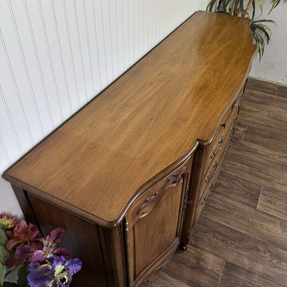 72” French Provincial Buffet & Display Cabinet – White Fine Furniture