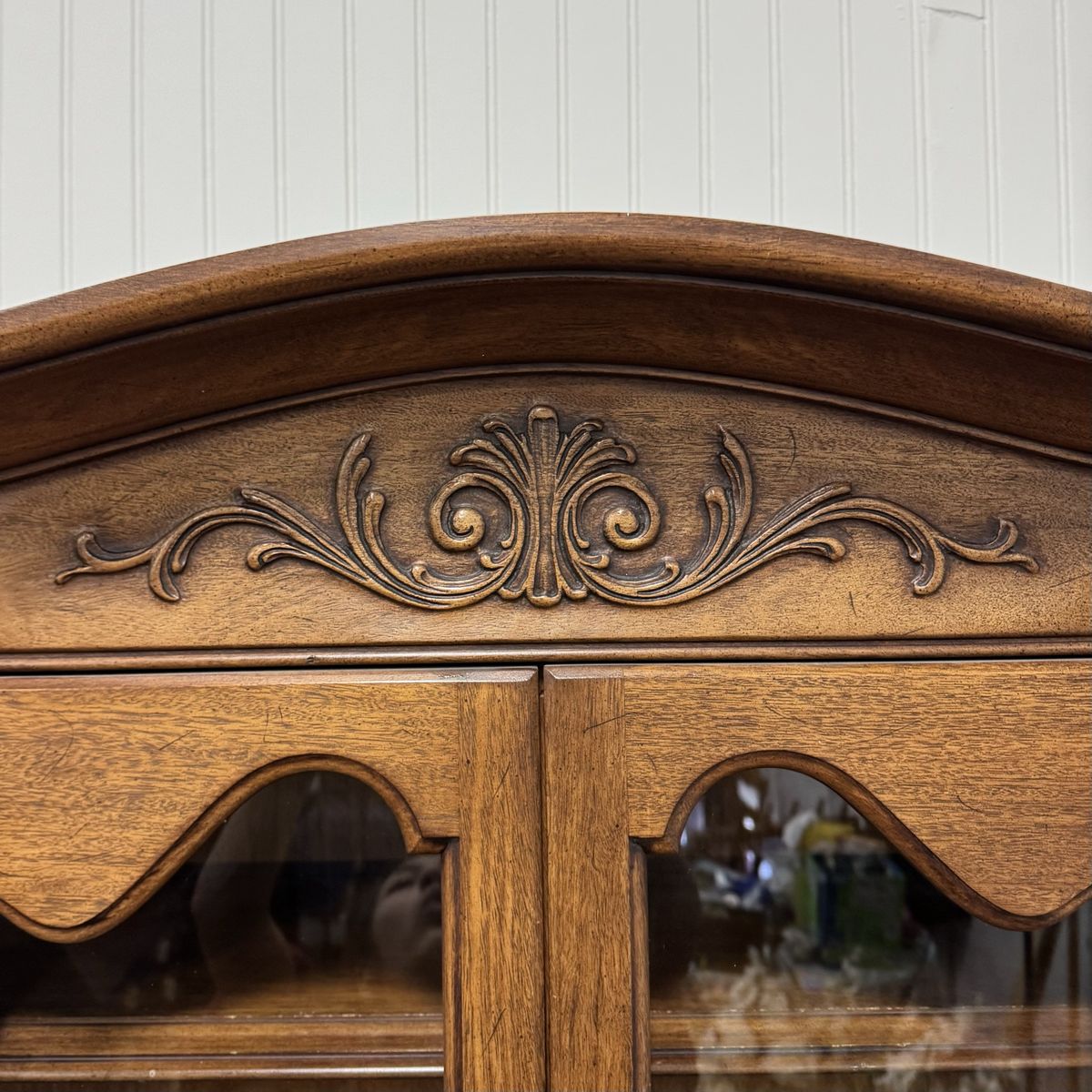 72” French Provincial Buffet & Display Cabinet – White Fine Furniture