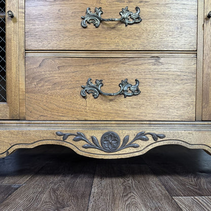 French Provincial Pendleton Irwin Solid Wood Hutch