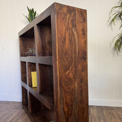 Modern Organic Solid Wood Handmade Bookshelf/ Shelving Unit
