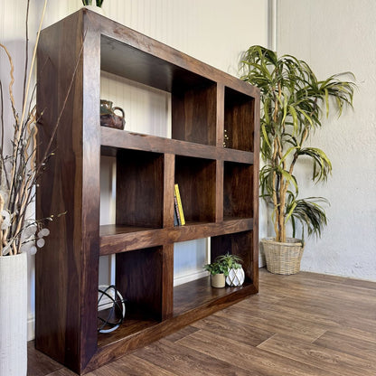 Modern Organic Solid Wood Handmade Bookshelf/ Shelving Unit
