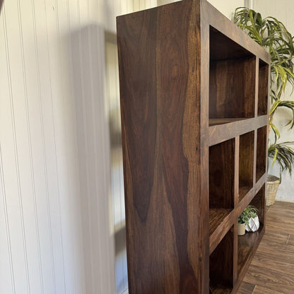 Modern Organic Solid Wood Handmade Bookshelf/ Shelving Unit