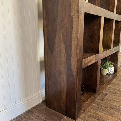 Modern Organic Solid Wood Handmade Bookshelf/ Shelving Unit