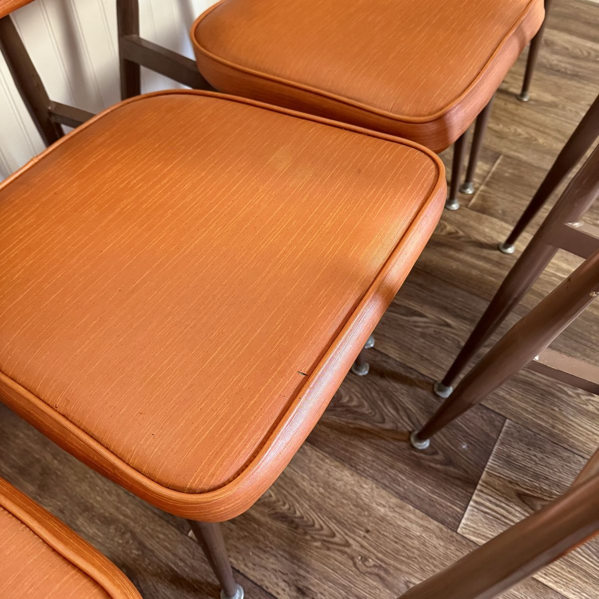 Orange 1963 Mid-Century Modern Nordia Chairs – Set of 6