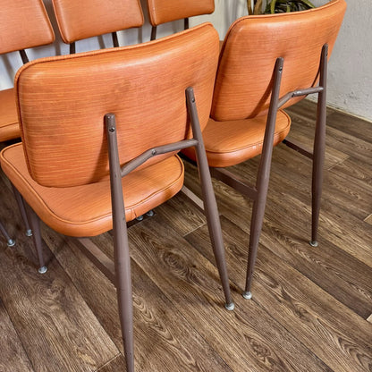 Orange 1963 Mid-Century Modern Nordia Chairs – Set of 6