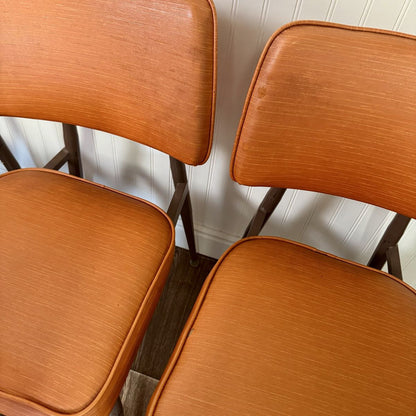 Orange 1963 Mid-Century Modern Nordia Chairs – Set of 6