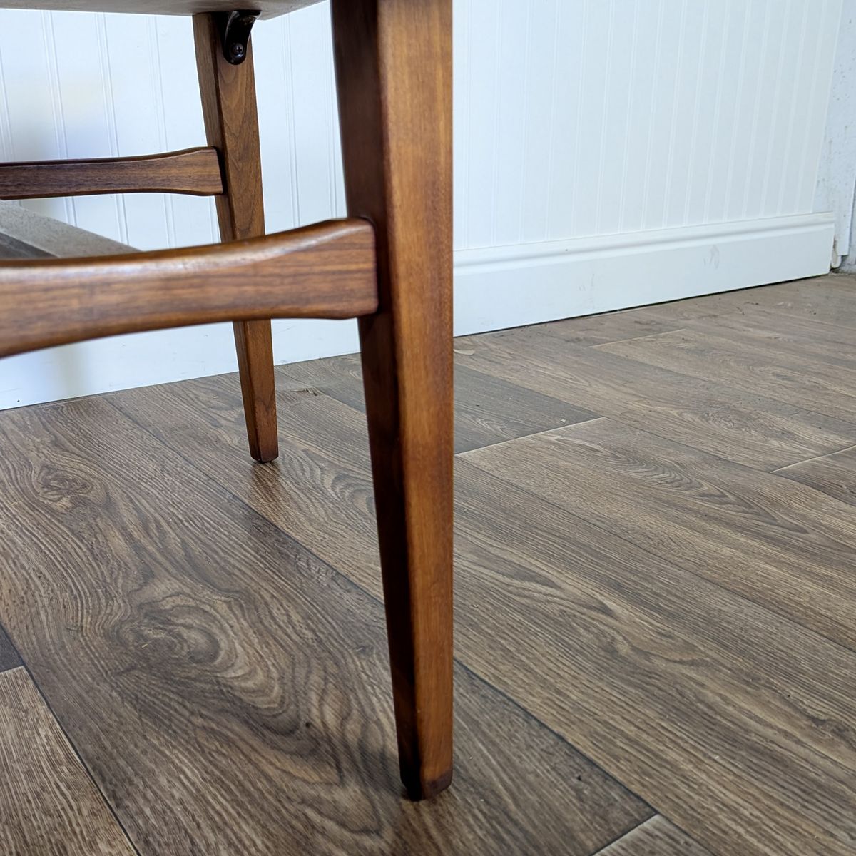 Small Vintage Mid-Century Modern Walnut Low Side Table / Cocktail Table