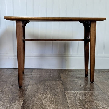 Small Vintage Mid-Century Modern Walnut Low Side Table / Cocktail Table