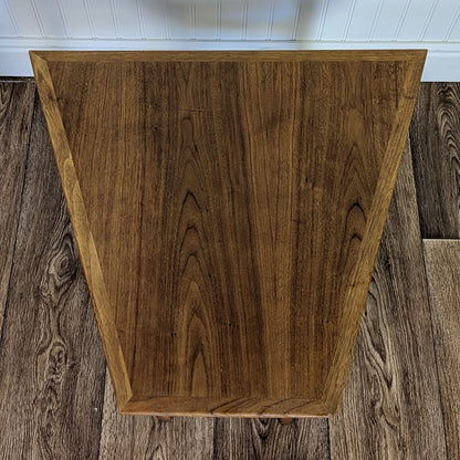 Small Vintage Mid-Century Modern Walnut Low Side Table / Cocktail Table
