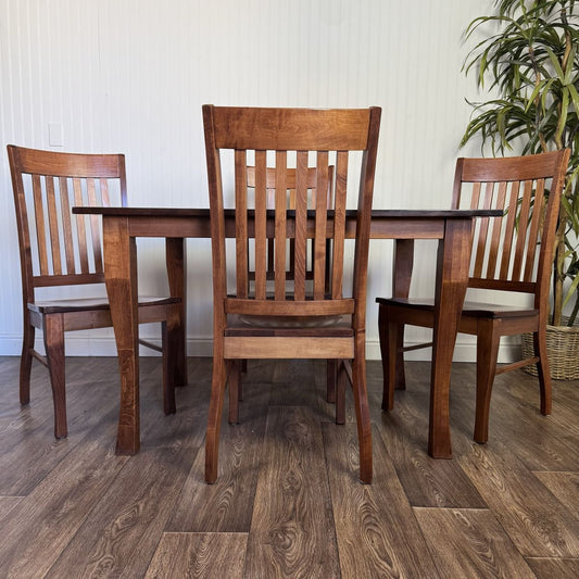 Solid Wood Craftsman Mission Style Dining Set