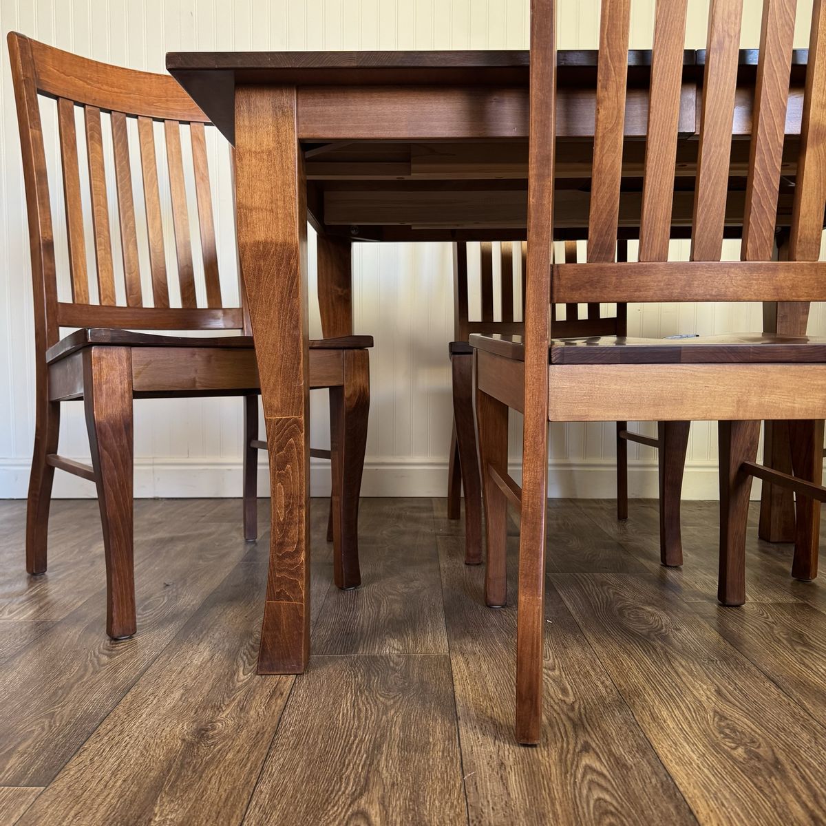 Solid Wood Craftsman Mission Style Dining Set