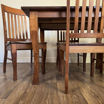 Solid Wood Craftsman Mission Style Dining Set