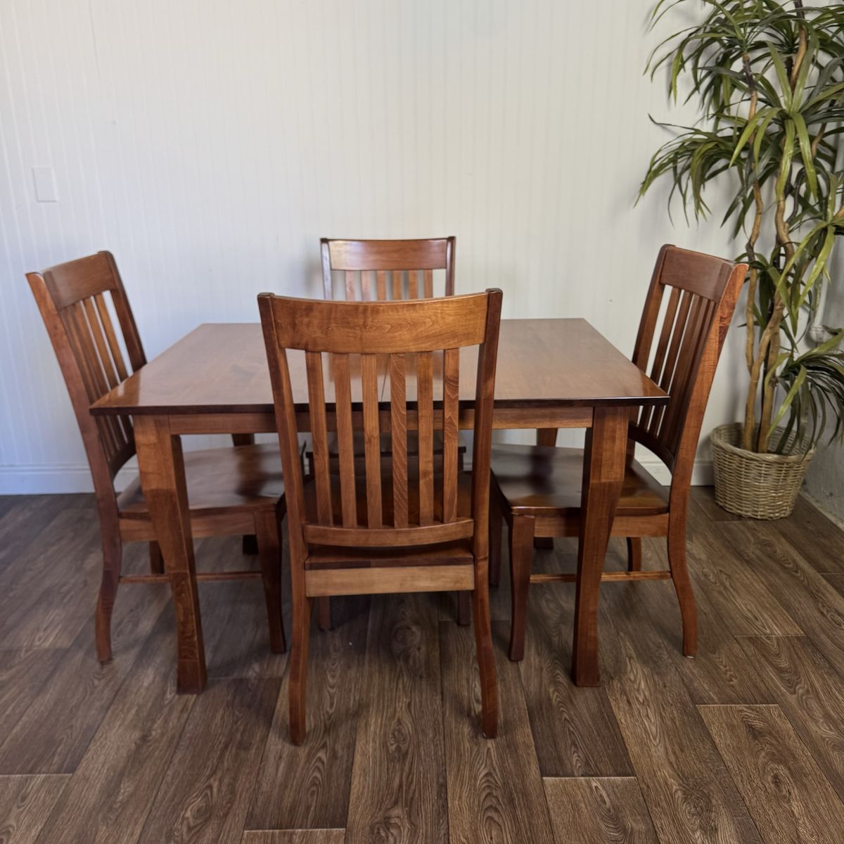 Solid Wood Craftsman Mission Style Dining Set
