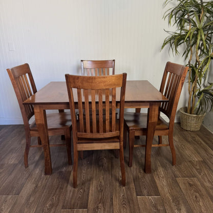 Solid Wood Craftsman Mission Style Dining Set