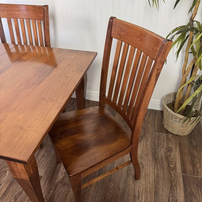 Solid Wood Craftsman Mission Style Dining Set