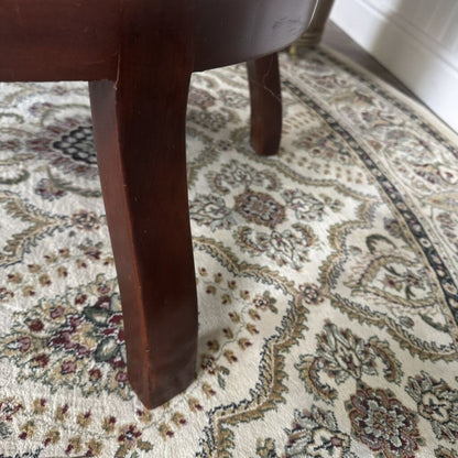 Victorian High-Back Velvet Tufted Accents Chair