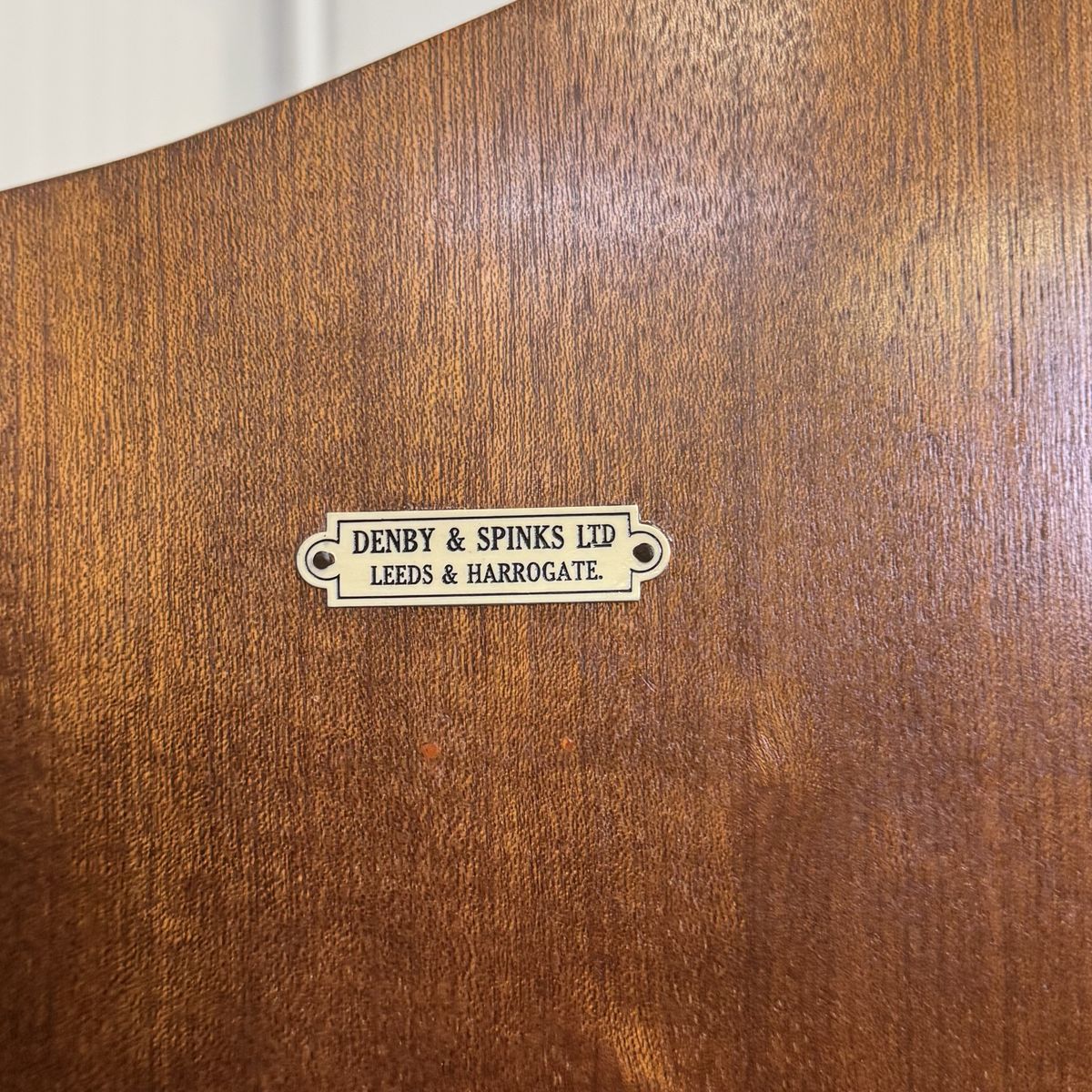 Vintage English  Denby & Spinks Walnut Wardrobe / Armoire