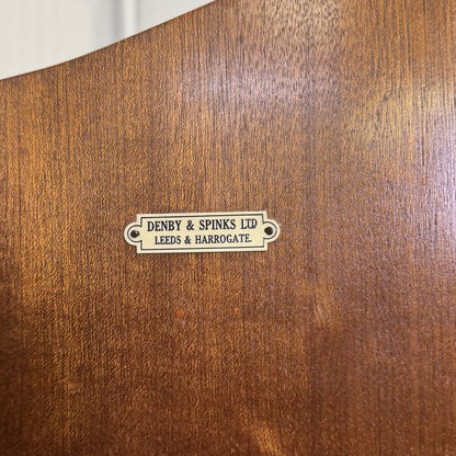 Vintage English  Denby & Spinks Walnut Wardrobe / Armoire