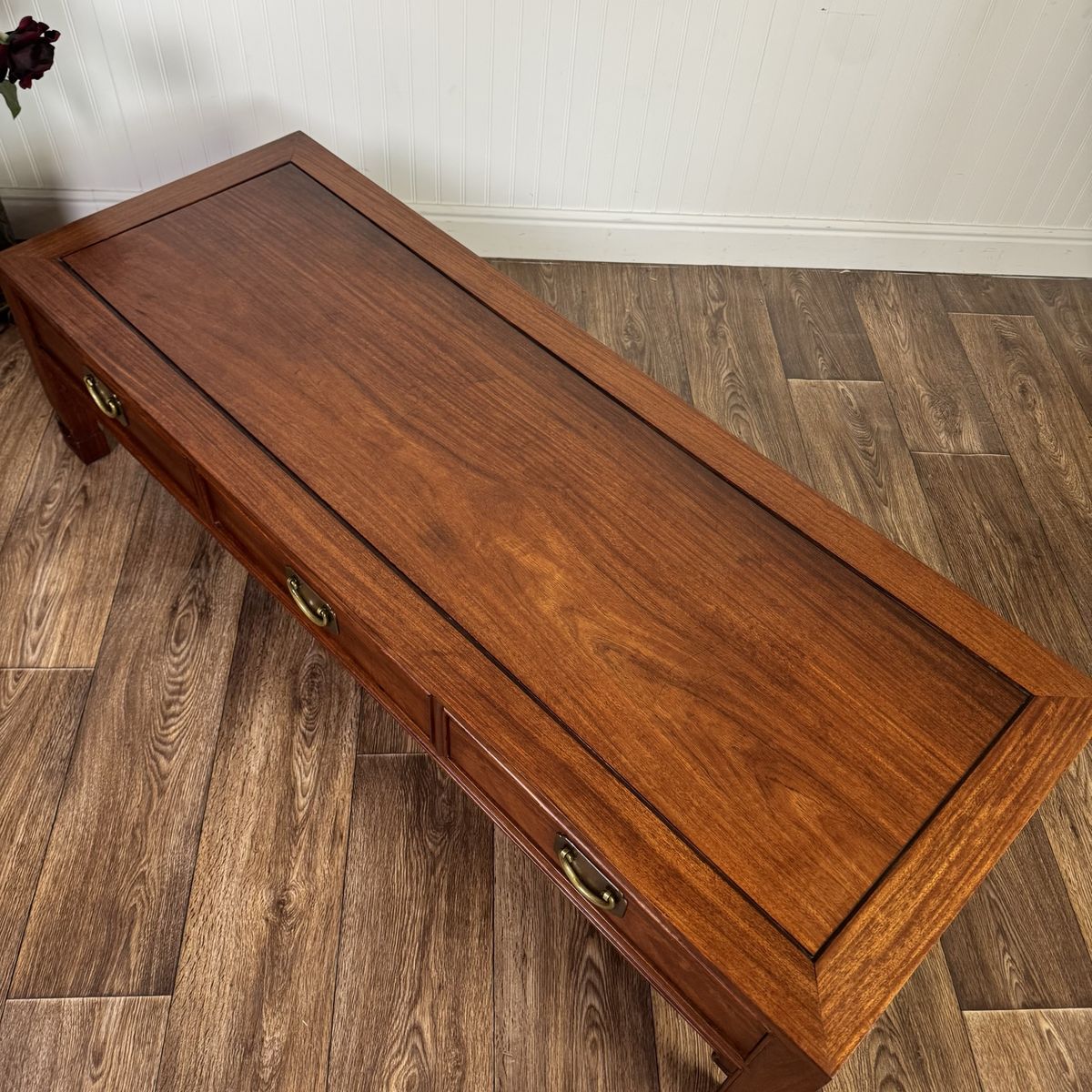 Vintage 60" Ming-Style Coffee Table