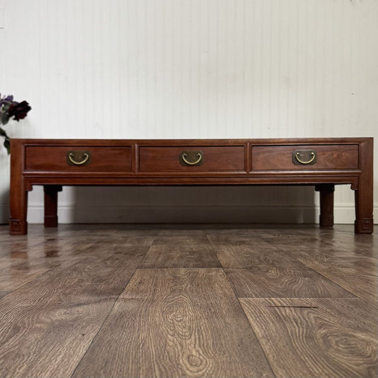 Vintage 60" Ming-Style Coffee Table