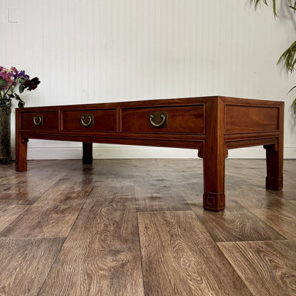 Vintage 60" Ming-Style Coffee Table