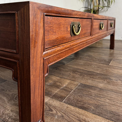 Vintage 60" Ming-Style Coffee Table