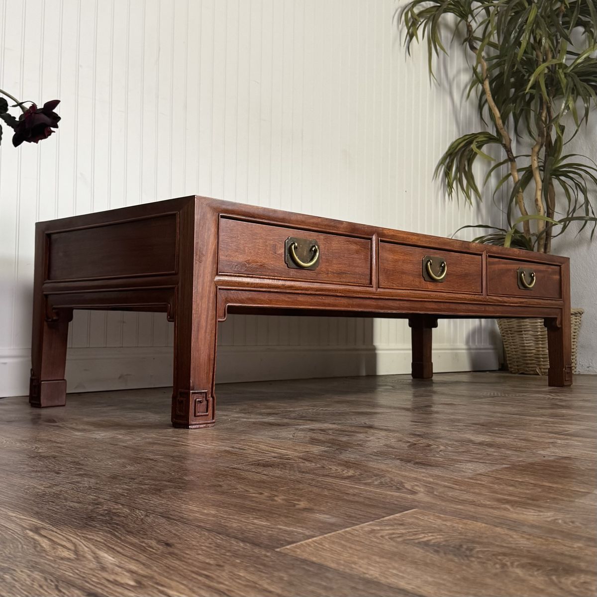 Vintage 60" Ming-Style Coffee Table