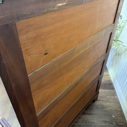 Vintage Chippendale Mahogany Colonial Chest
