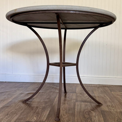 Vintage Compass Rose Mosaic Patio Bistro Table