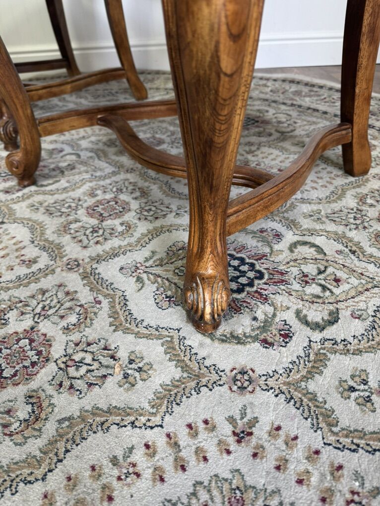 6 Double-Caned French Provincial Dining Chairs