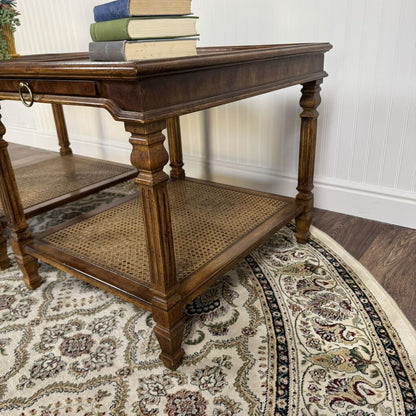 Pair Mid-Century Walnut Drexel End Tables