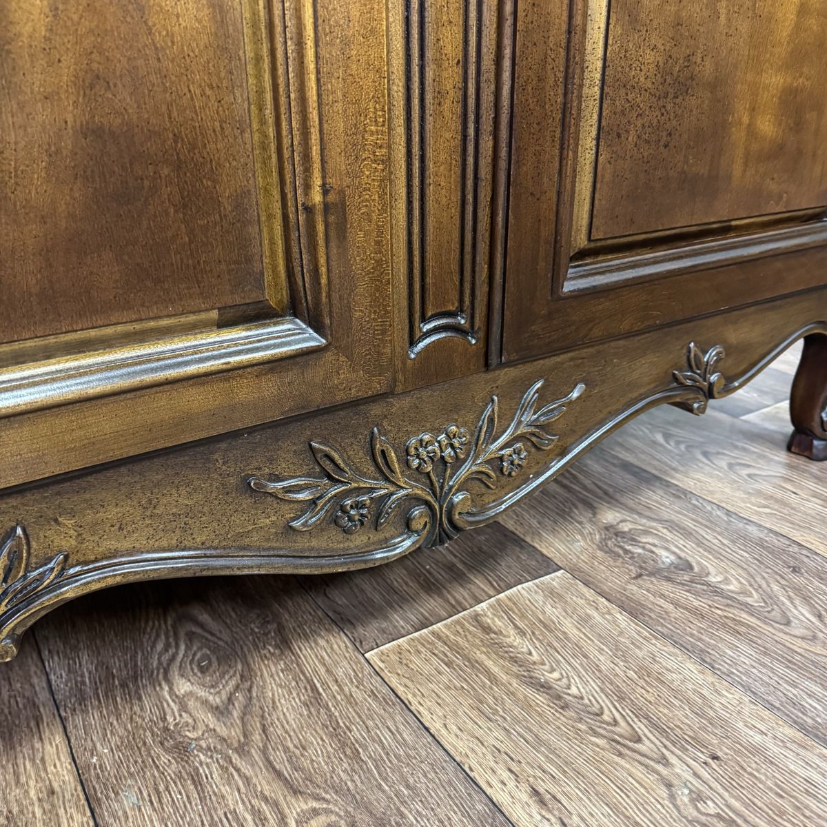 Vintage French Provincial Armoire / Linen Press – White Furniture Co.