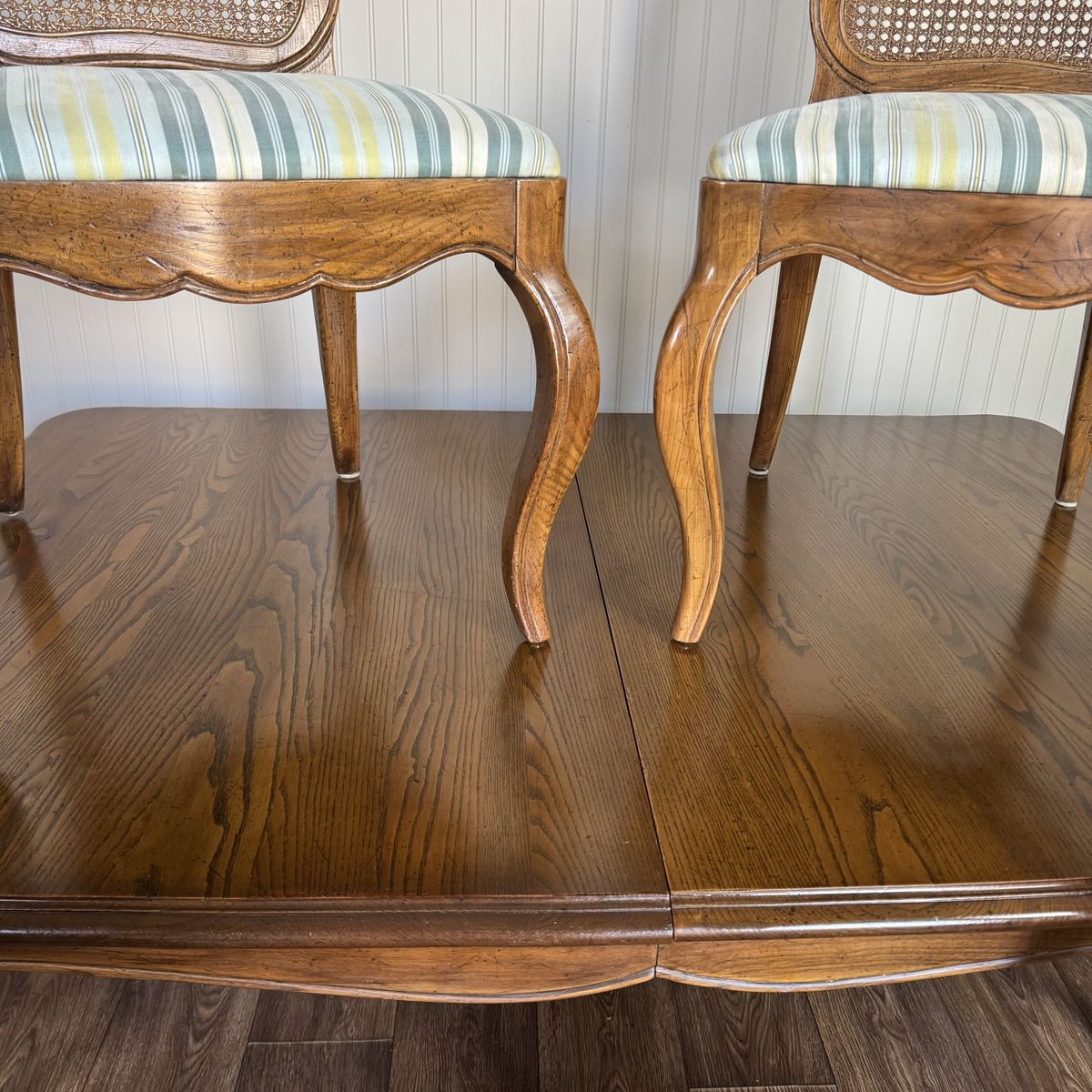 Vintage French Provincial Davis Cabinet Co. Dining Set