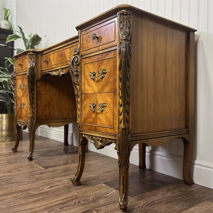 Vintage ca. 1930s French Provincial Desk / Vanity
